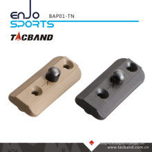 Tacband Taktischer Bipod Adapter für Keymod - mit Bipod Stud Tan
